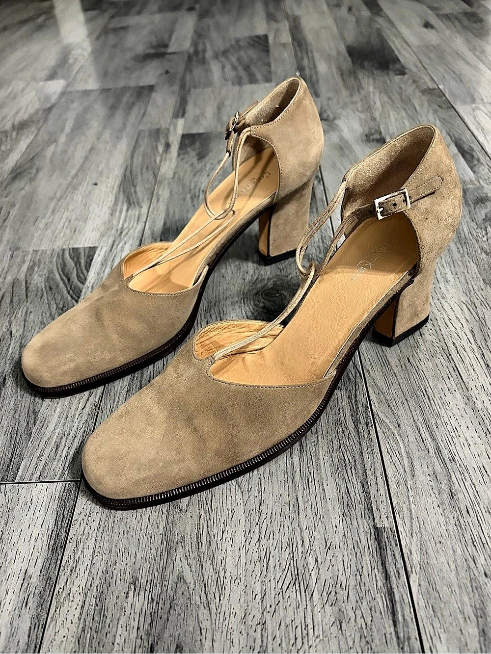 Calvin Klein Collection Women's Brown Heels US 8.5 Made in Italy